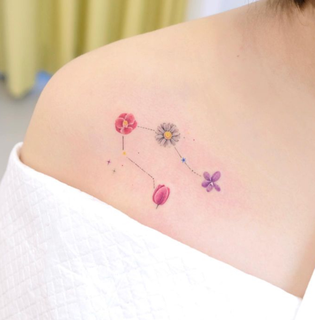 Libra Sign Balance Scale Temporary Tattoo Sticker - OhMyTat