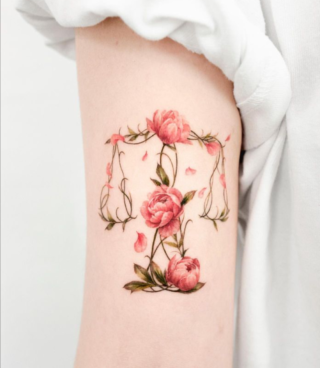 28 Mesmerizing Libra Tattoos To Tip The Scales • Body Artifact