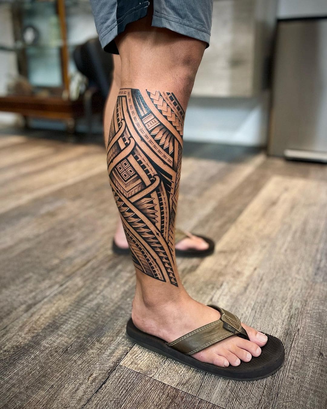 Samoan leg needs filling in : r/TattooDesigns