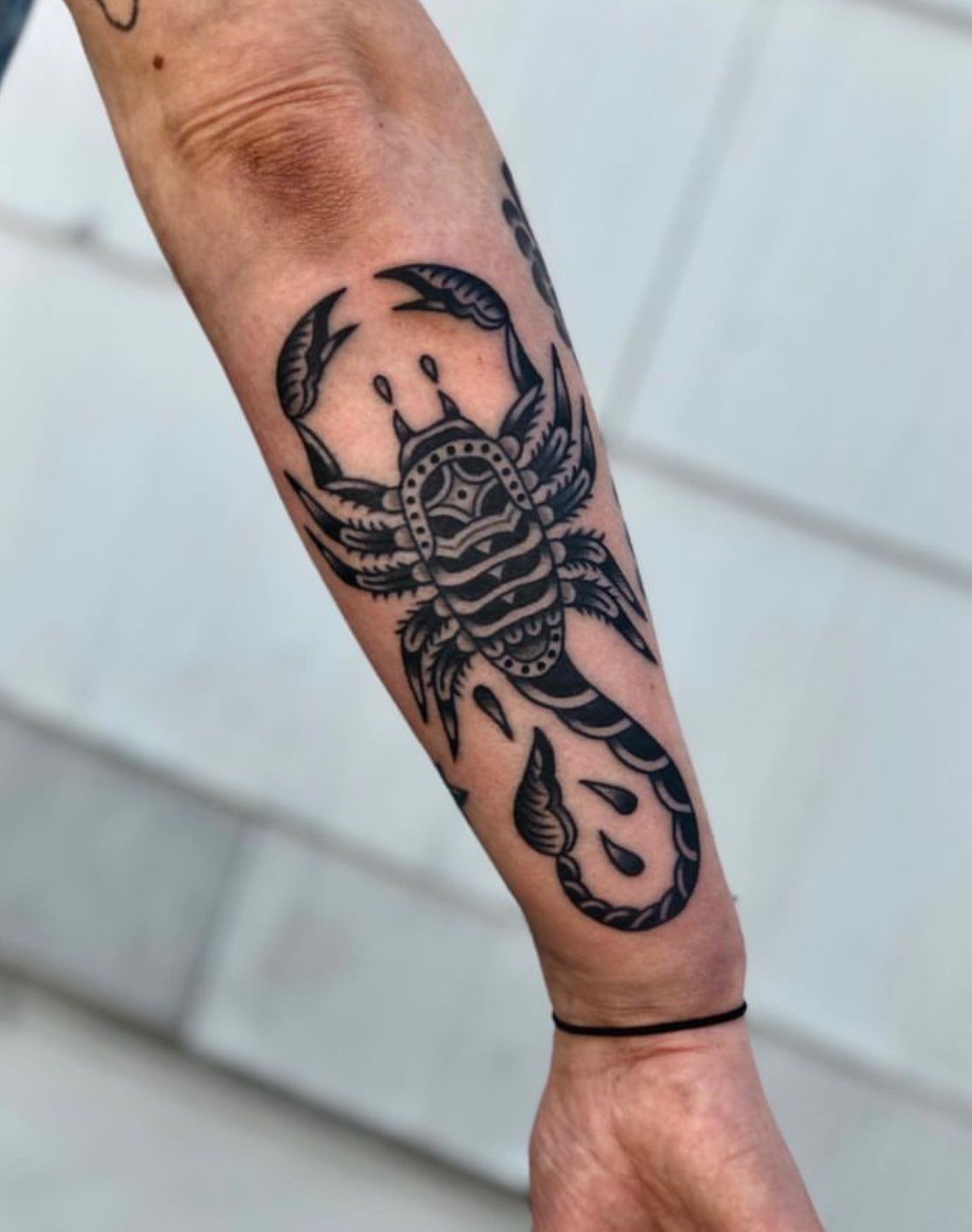 Scorpio Tattoos On Arm