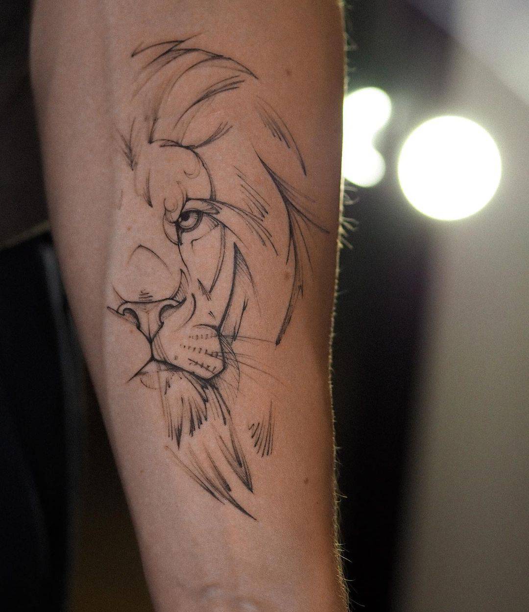 Lion Tattoo Design Lion Tattoo Sketch Tattoo Flash for Woman, Instant  download PDF, JPG, PNG files 8,00 $ | Buy online with delivery