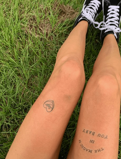 12 Pretty and Meaningful Thigh Tattoos - Brit + Co