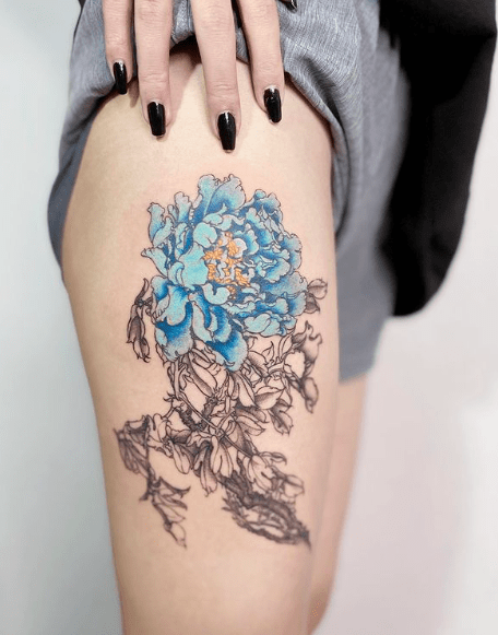 40 Thigh Tattoos for Women