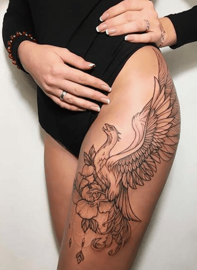 40 Thigh Tattoos for Women