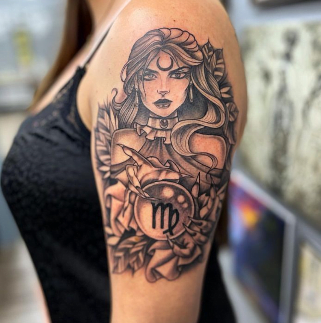 Virgo goddess ♍️ Let me know what you guys think! #tattoos #fyp #virgo... |  TikTok