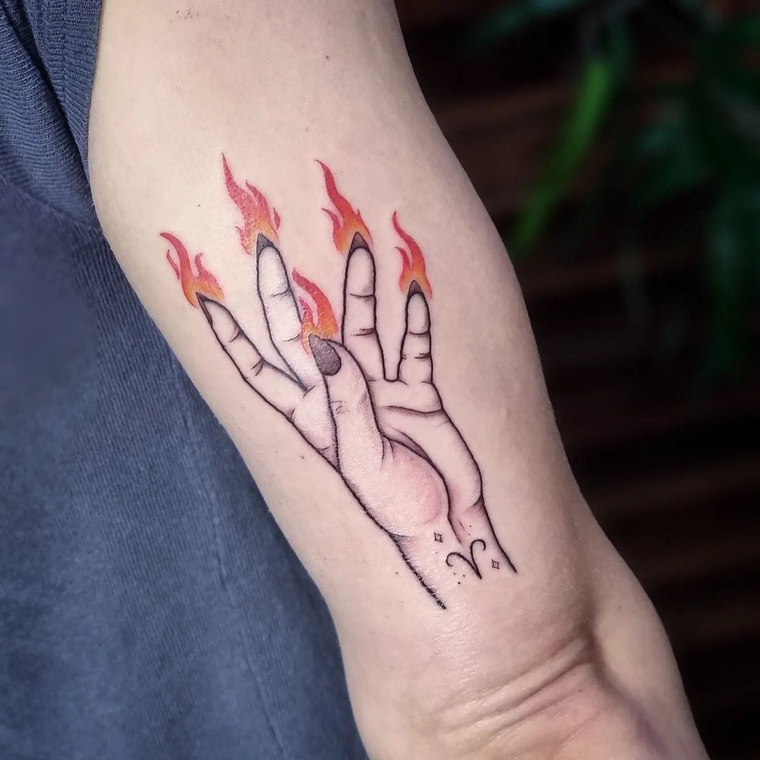 Aries Tattoo on Arm | TikTok