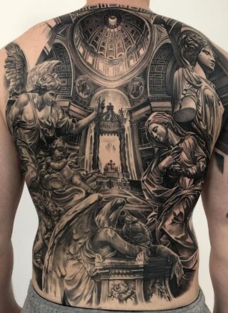 27 Bold Back Tattoos For Men To Make A Statement • Body Artifact