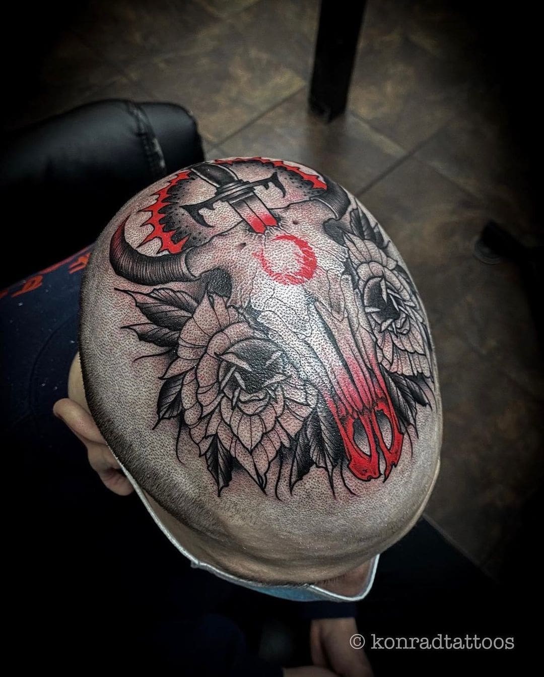 Art by Samantha DeCarlo: Aries Ram Skull (Update) | Ram skull, Aries ram  tattoo, Cool tattoos pictures