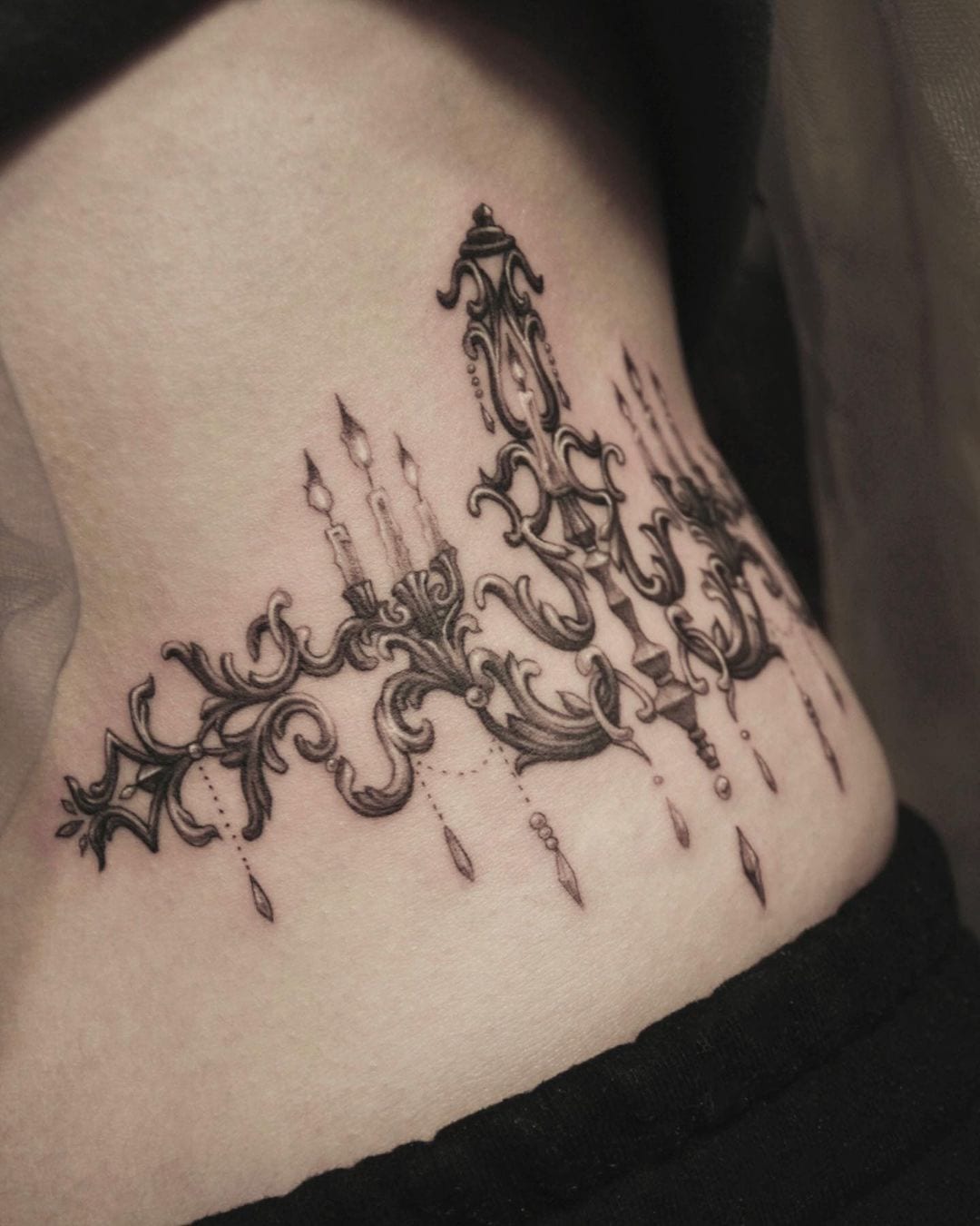 Top 20 chandelier tattoos that will knock your socks off!