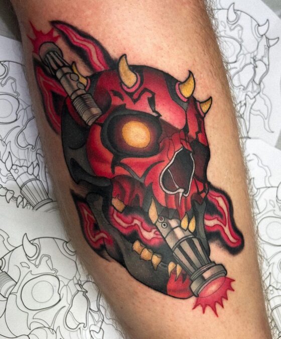 17 Darth Maul Tattoos To Tempt The Dark Side • Body Artifact