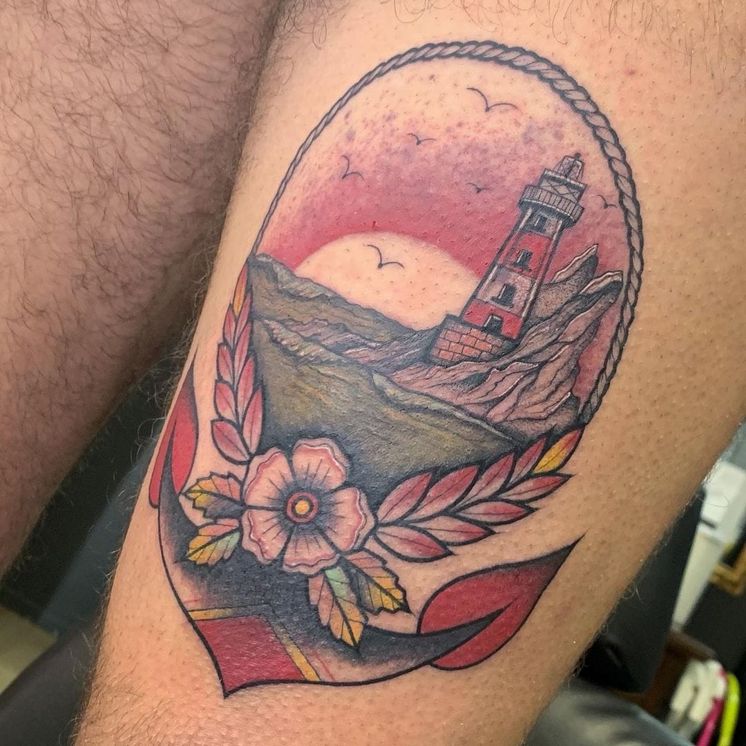 85 Mind-Blowing Lighthouse Tattoos And Their Meaning - AuthorityTattoo