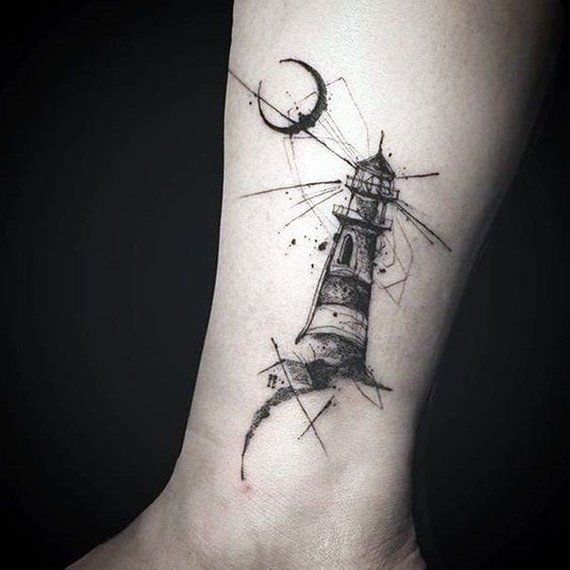 Lighthouse tattoo by Kozo Tattoo | Post 31098