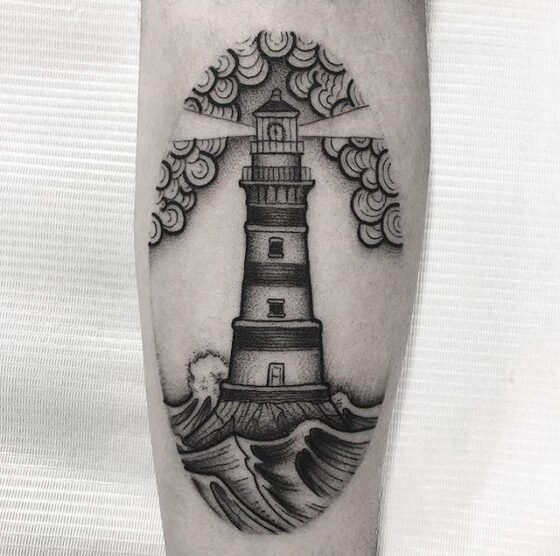 23 Bright Lighthouse Tattoos To Gaze Into • Body Artifact