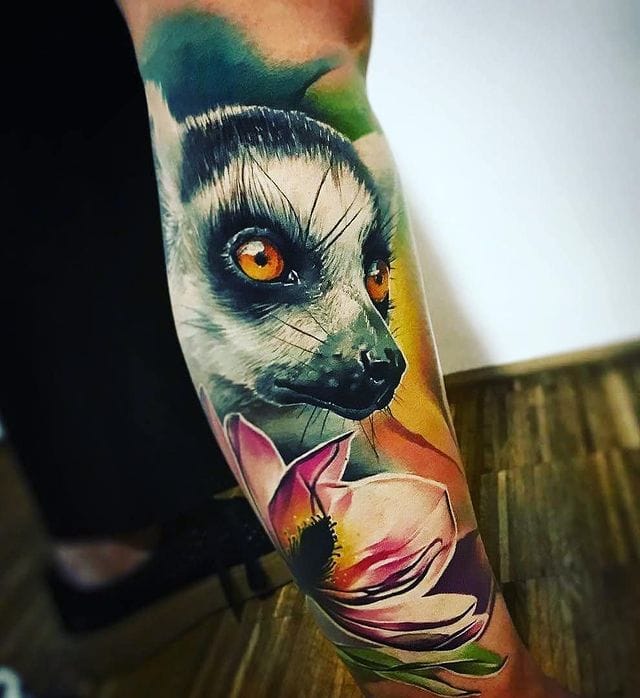 Lemur tattoo