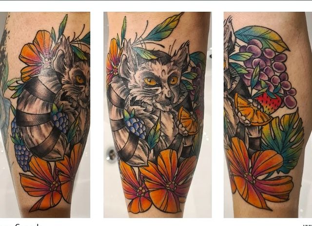 Lemur tattoo