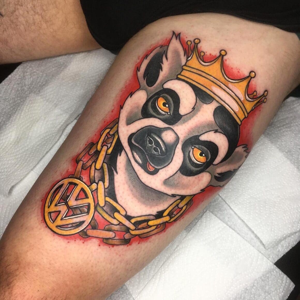 Lemur tattoo