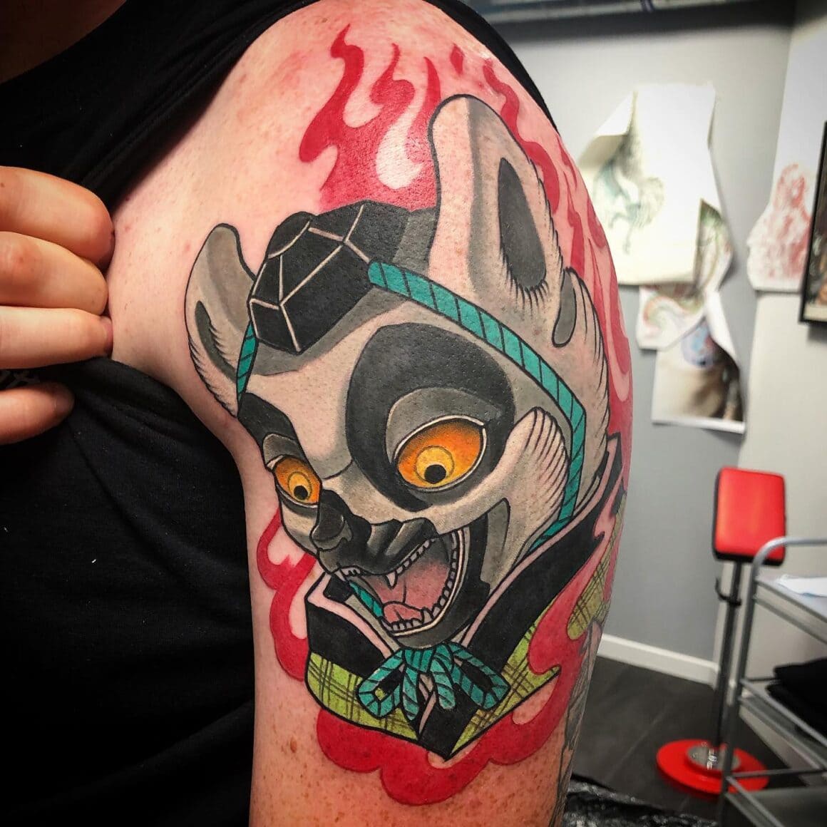 Lemur tattoo