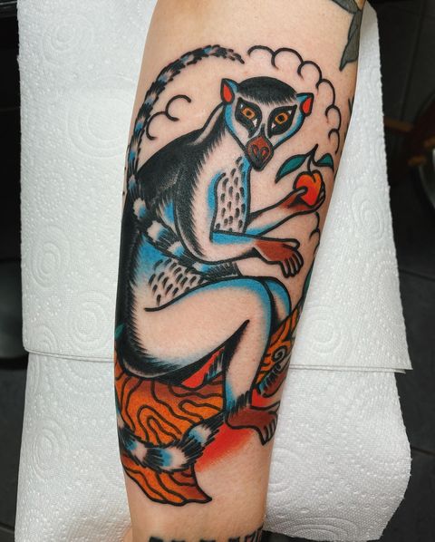 Lemur tattoo