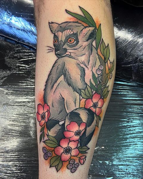 Lemur tattoo