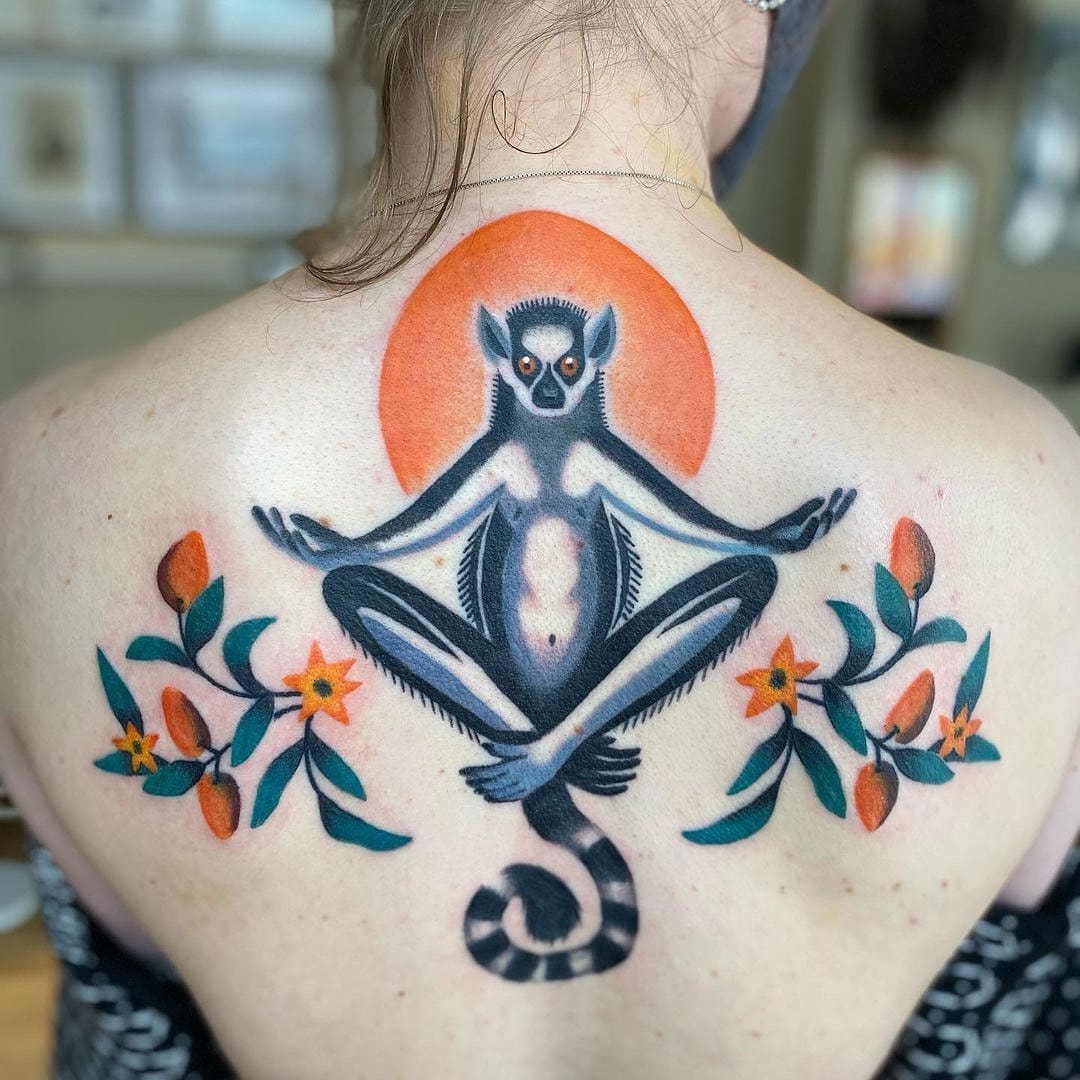 Lemur tattoo