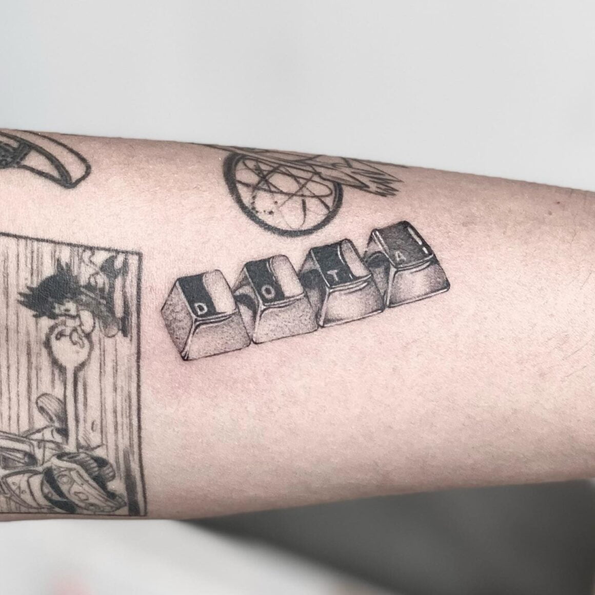 Mechanical Keyboard Tattoo