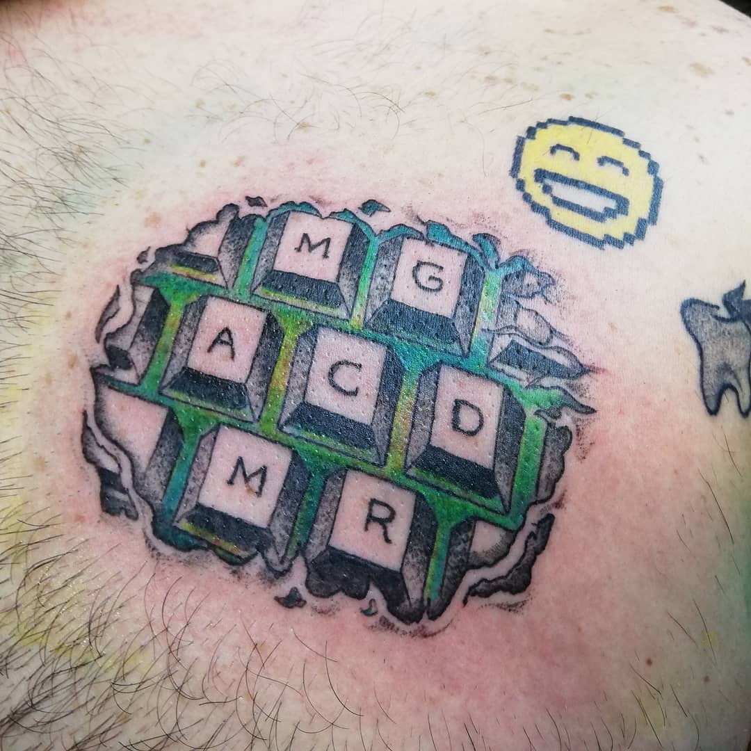 Mechanical Keyboard Tattoo