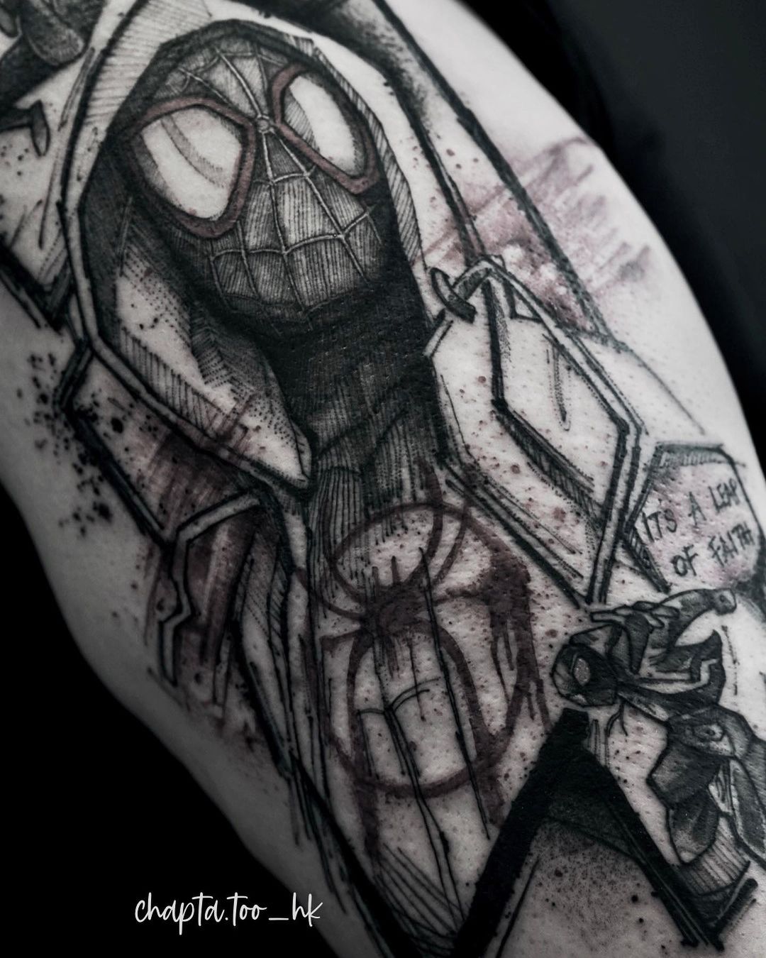 7th Street Tattoo and Piercing - @tattoosbycmac got a good start to this  Spider-Man sleeve he started recently! #tattoo #spiderman  #7thstreettattoolr #littlerock #arkansas #arkansastattoo #7thstreettattoolr  #blackandgreytattoo | Facebook