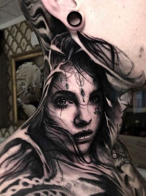 51 Bold Neck Tattoos For Men 3 20 of the most hardcore neck tattoos for men!