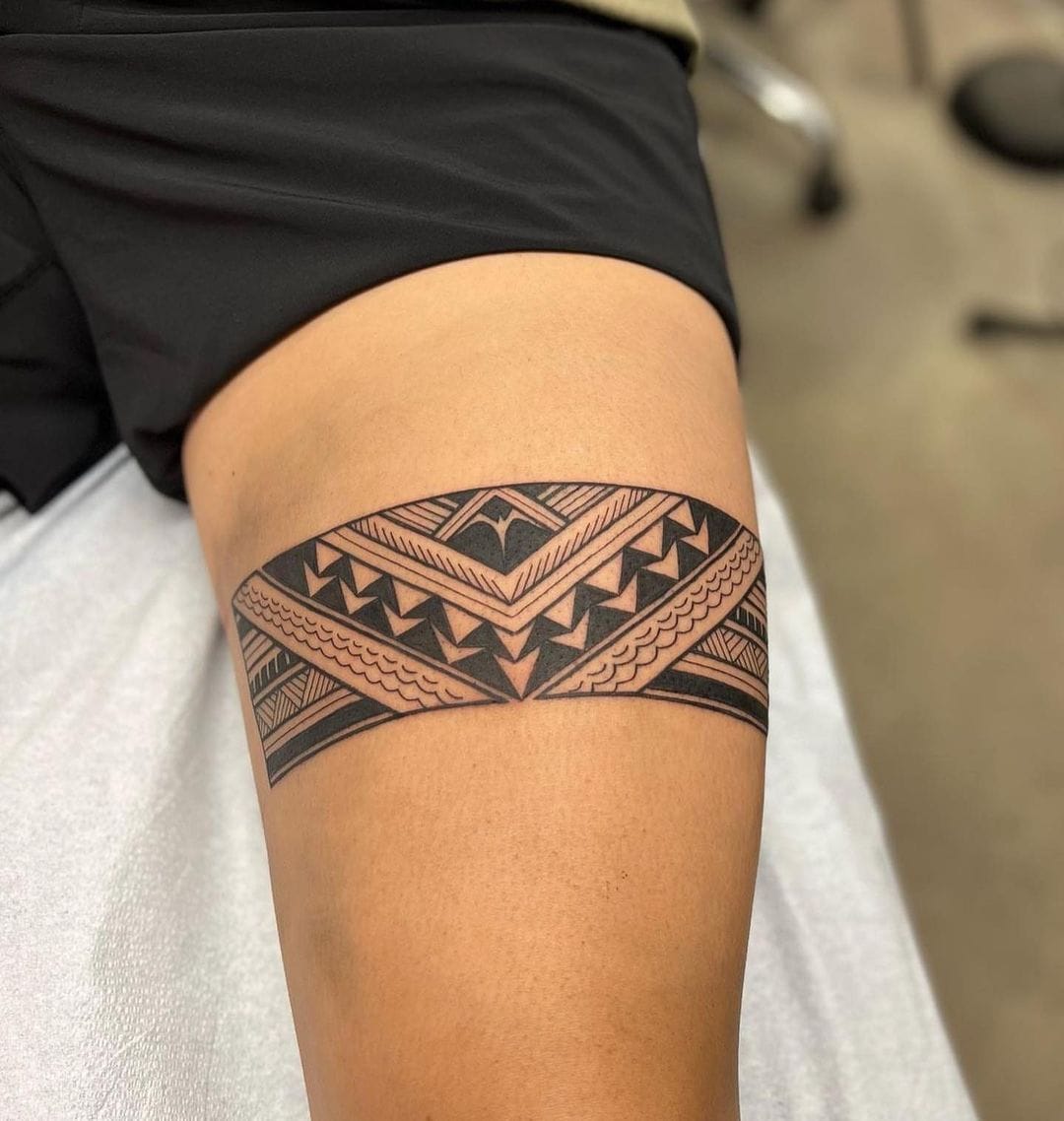 maori tattoos forearm band
