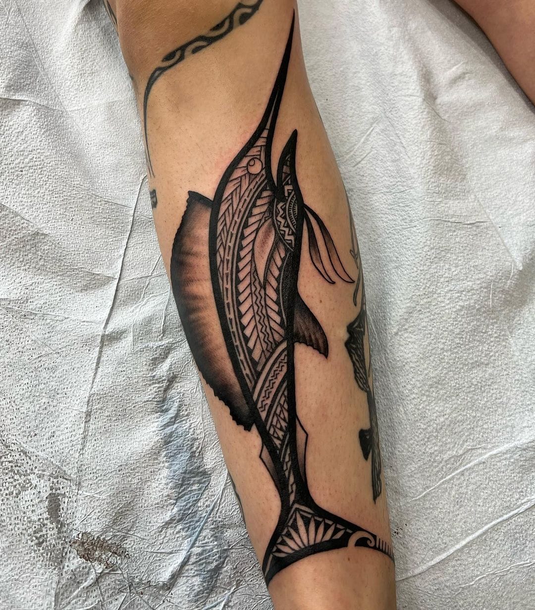 Mango Tattoo: Captivating Shark Design
