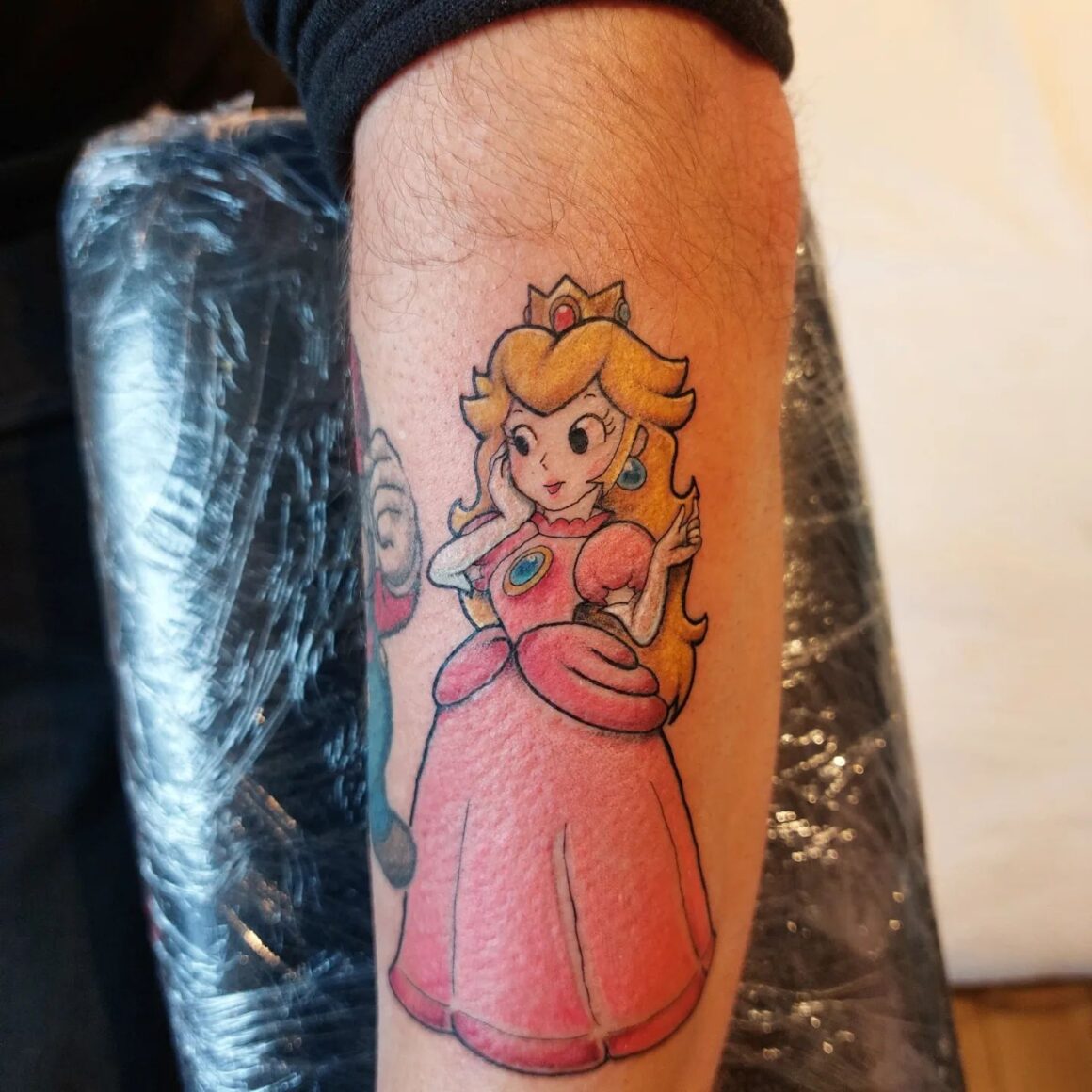 21 Princess Peach Tattoos To Showcase Your Love Of Mario • Body Artifact