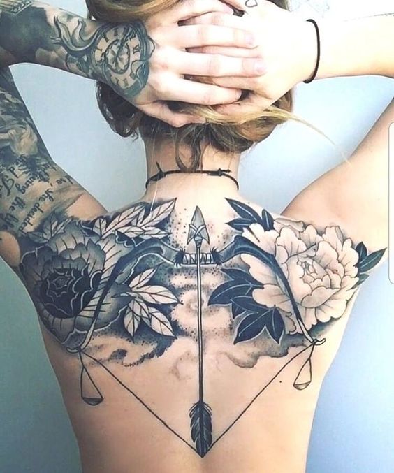 Back shoulder Big Wings Tattoo | Wing tattoo men, Angle wing tattoos, Back  tattoo women