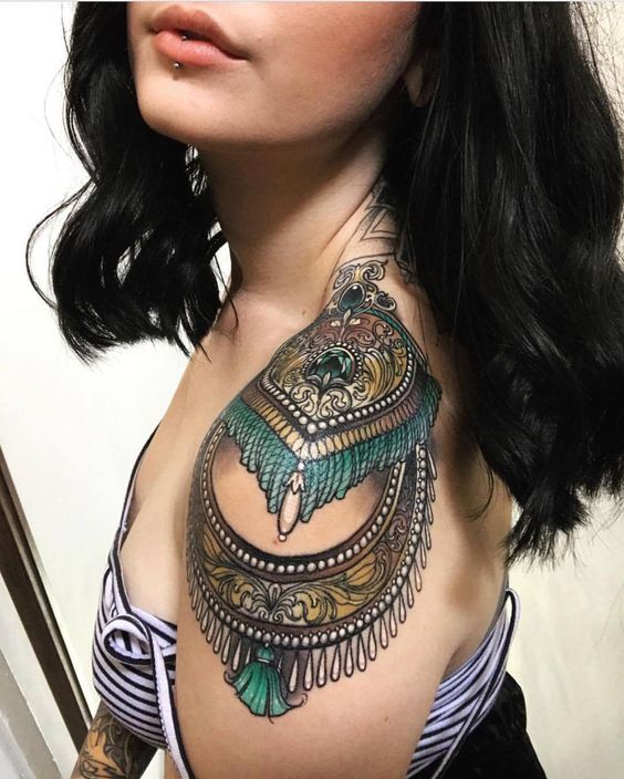 shoulder tattoos for women 37