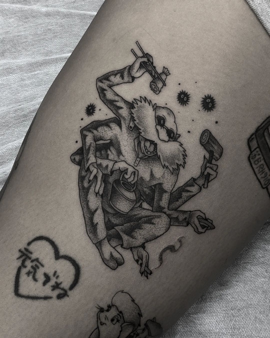 Oozy on Instagram: “Spirited Away 🐸🍥⛩ . Full ver. Youtube ⚡️ . #oozy  #oozytattoo #spiritedawaytattoo… | Korean tattoos, Korean tattoo artist, Spirited  away tattoo