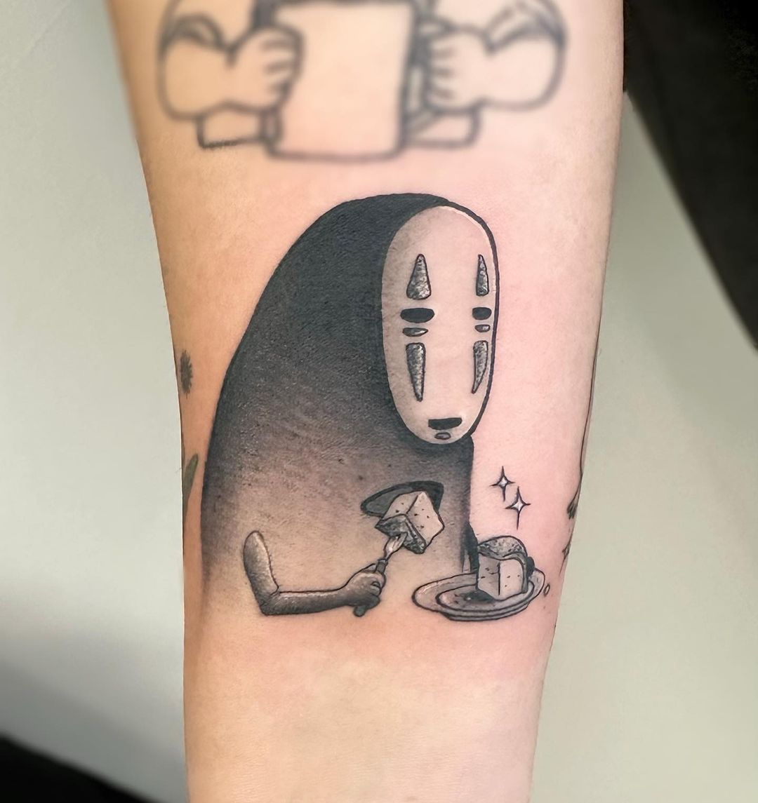 Minimalist Spirited Away Tattoo Calaverastattoos
