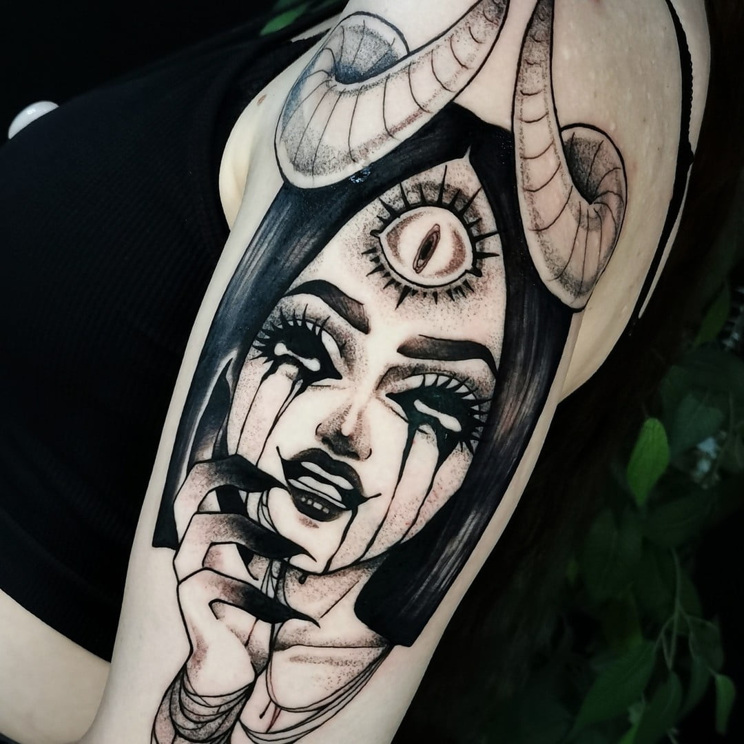 100 Succubus Tattoos to Fuel Your Darkest Fantasies  Tattoo Me Now