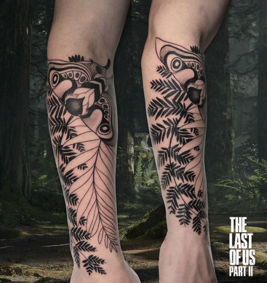 Ellie tattoo. Last of Us Part 2 tattoo. Video game tattoo. Forearm