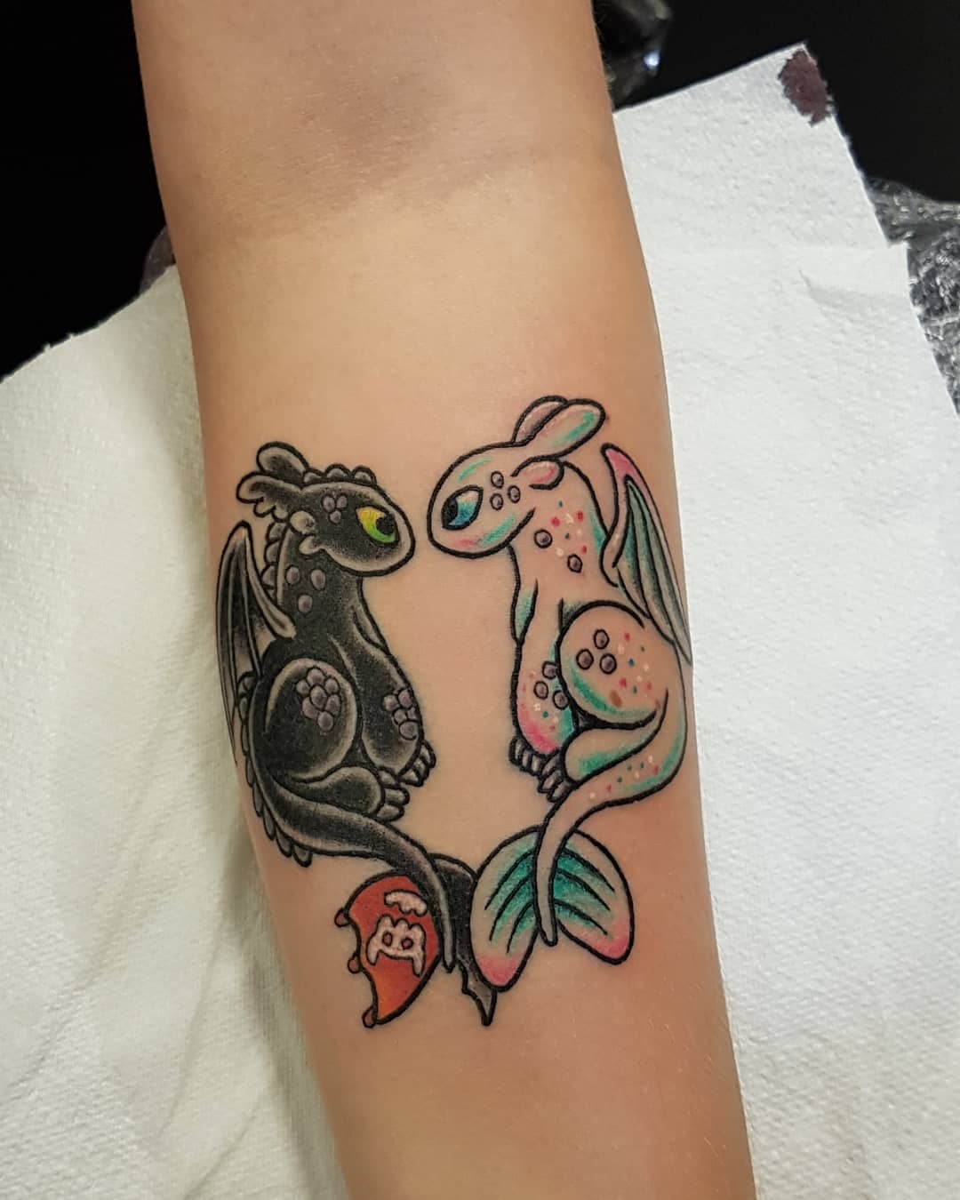 Cute little toothless for  Laurens Tattoo Parlour  Facebook