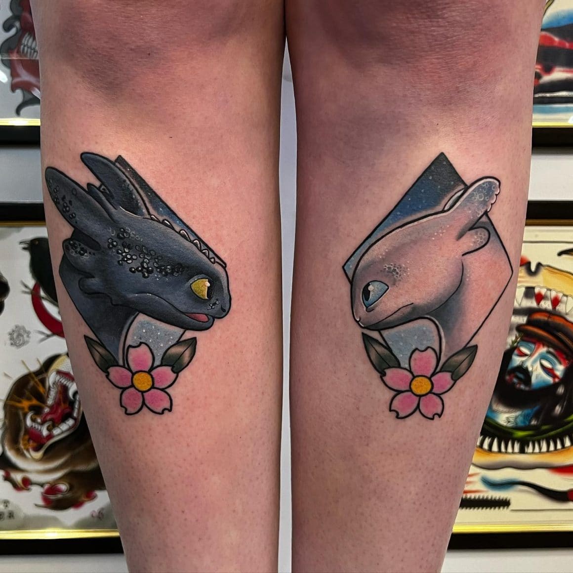 night fury toothless tattoo