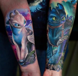 19 How To Train Your Dragon Tattoos To Admire • Body Artifact