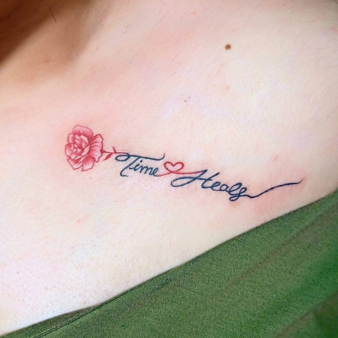 18 Time Heals All Wounds Tattoos To Help You Grieve