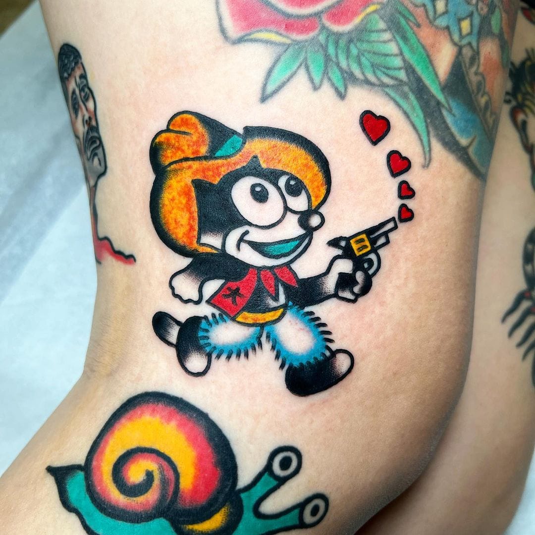 24 Felix the Cat Tattoos - Body Artifact 20 Felix the Cat Tattoos