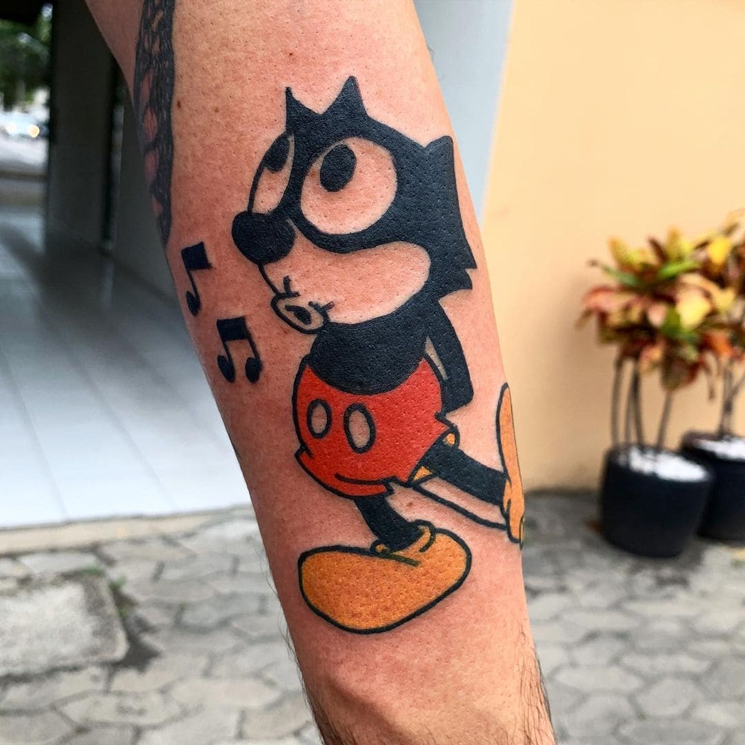 24 Felix the Cat Tattoos - Body Artifact 20 Felix the Cat Tattoos