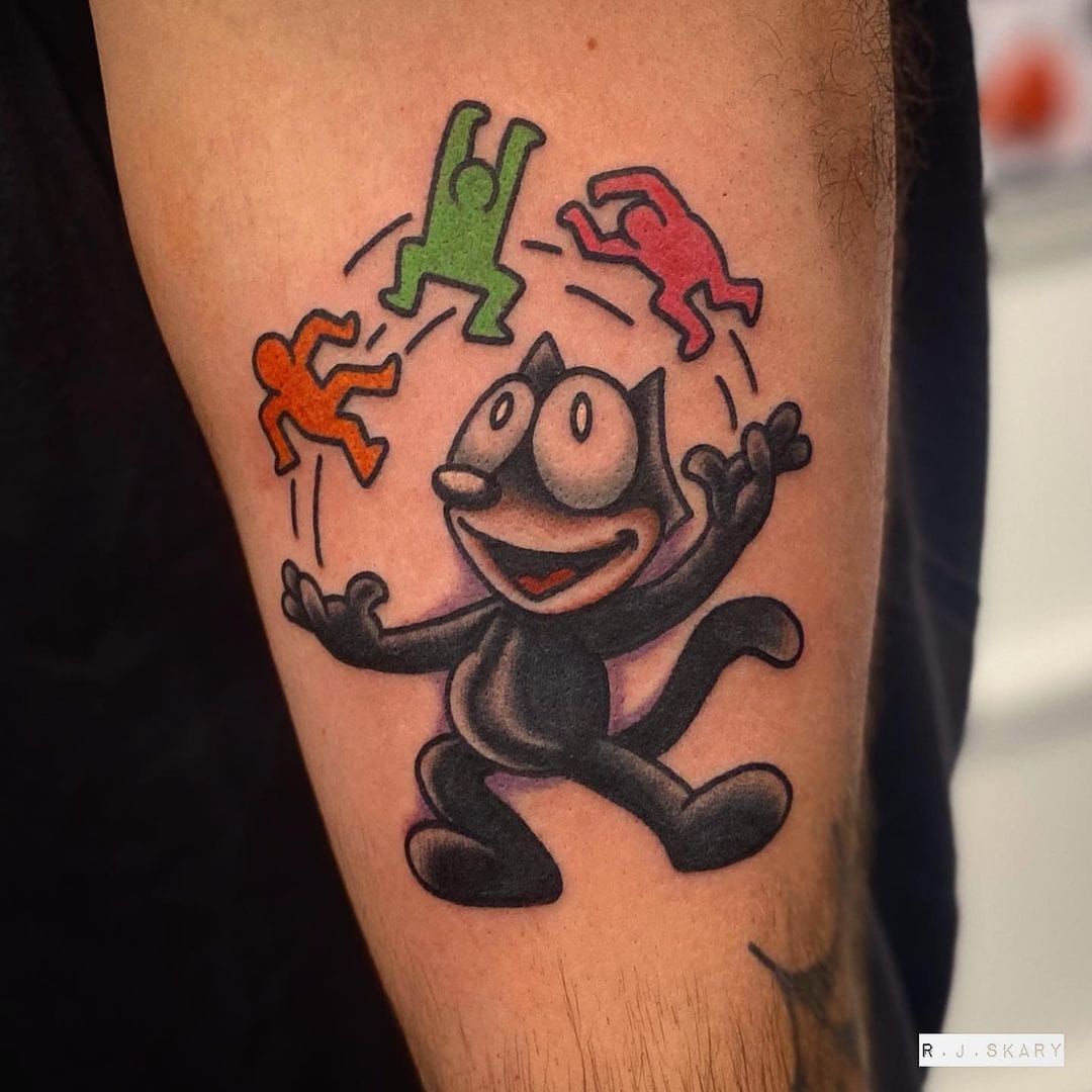 24 Felix the Cat Tattoos - Body Artifact 20 Felix the Cat Tattoos