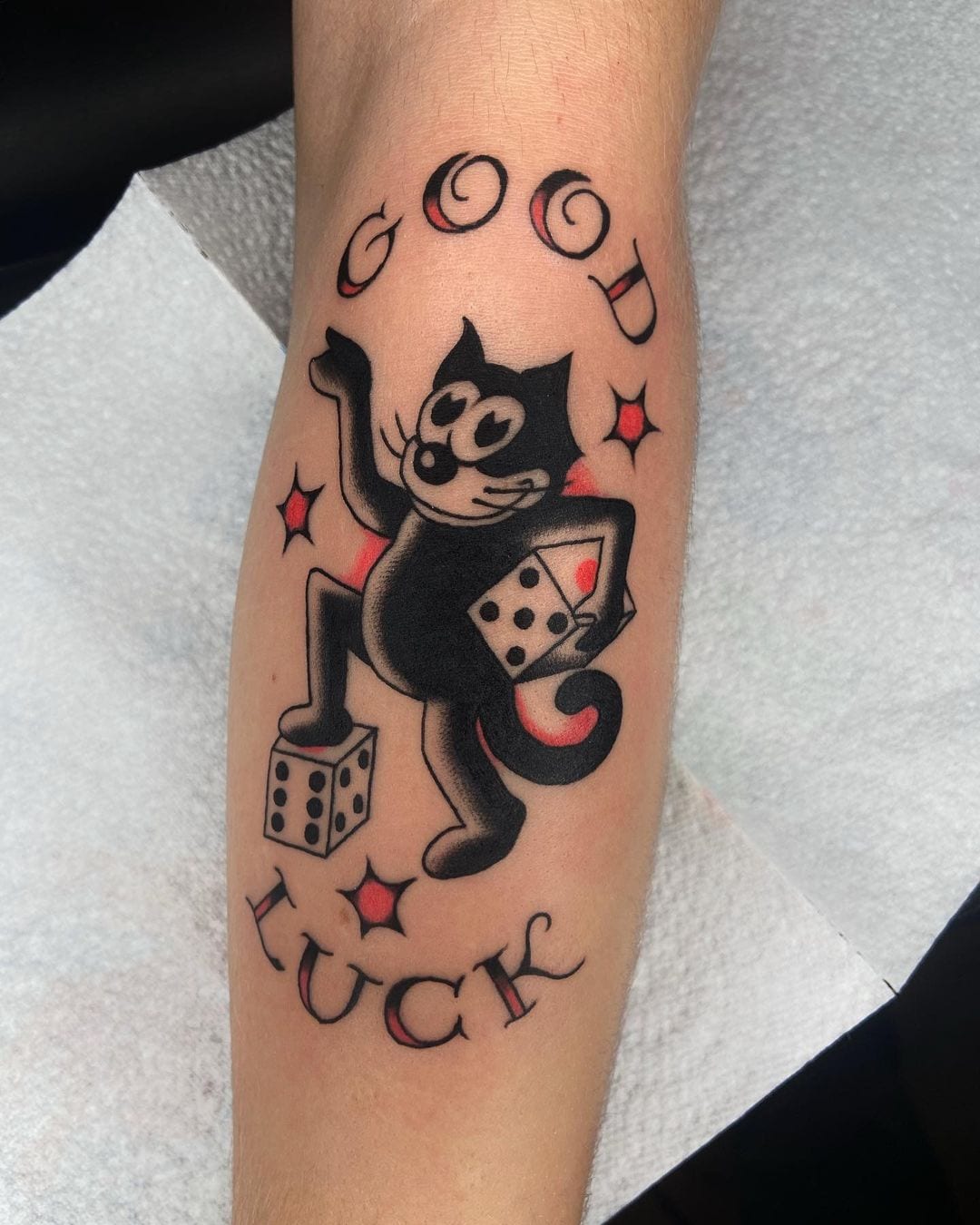 24 Felix The Cat Tattoos For The Golden Age • Body Artifact