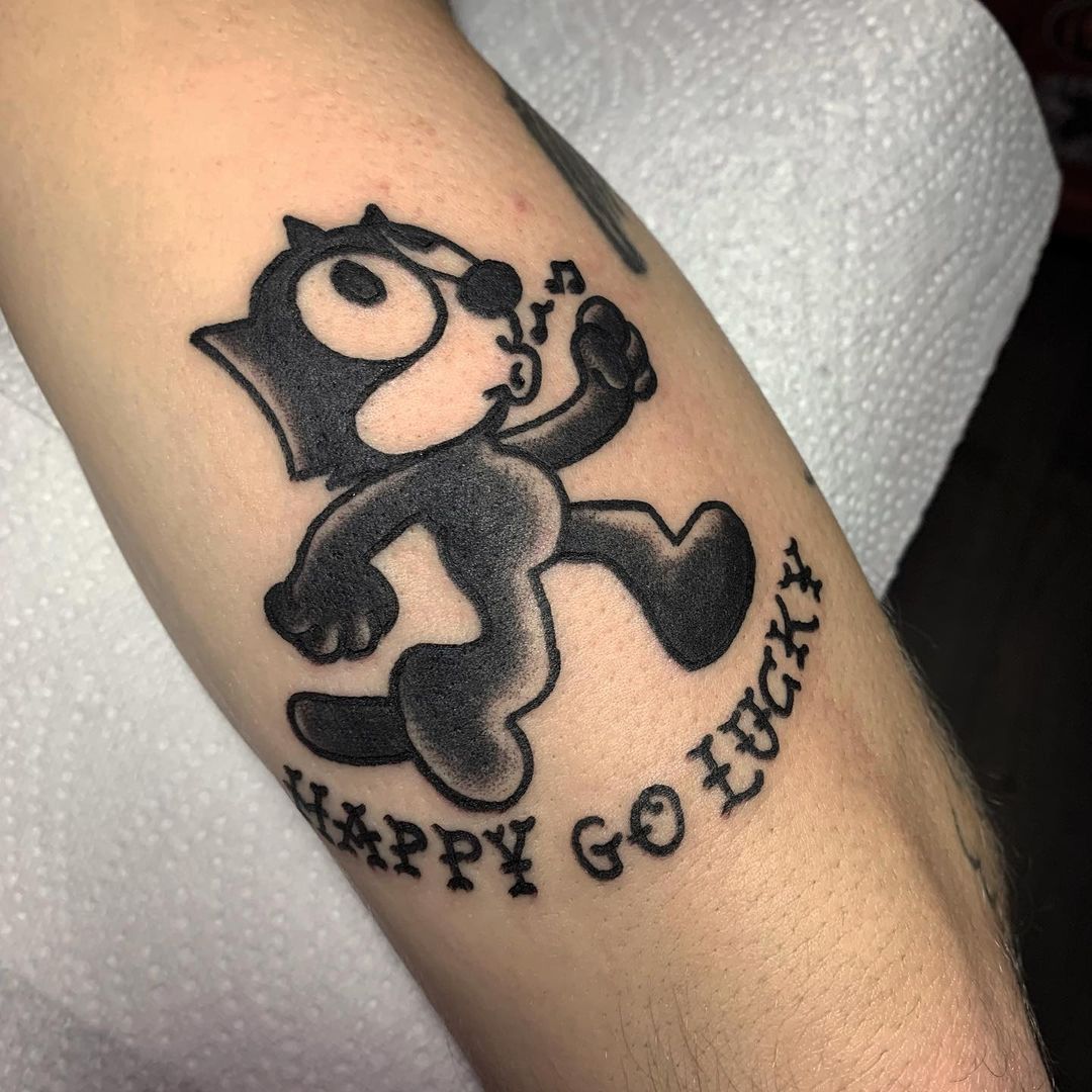 24 Felix the Cat Tattoos - Body Artifact 20 Felix the Cat Tattoos