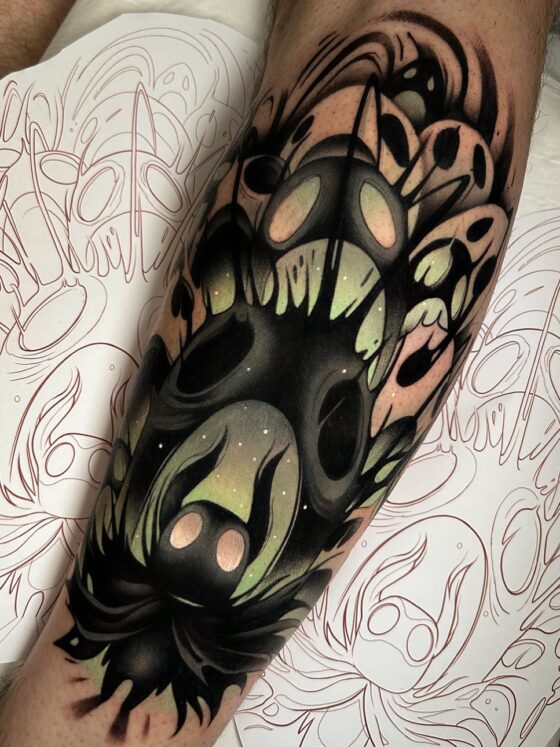 51 Hollow Knight Tattoos to Adore Before Silksong is Released 6 51 Hollow Knight Tattoos to Adore Before Silksong