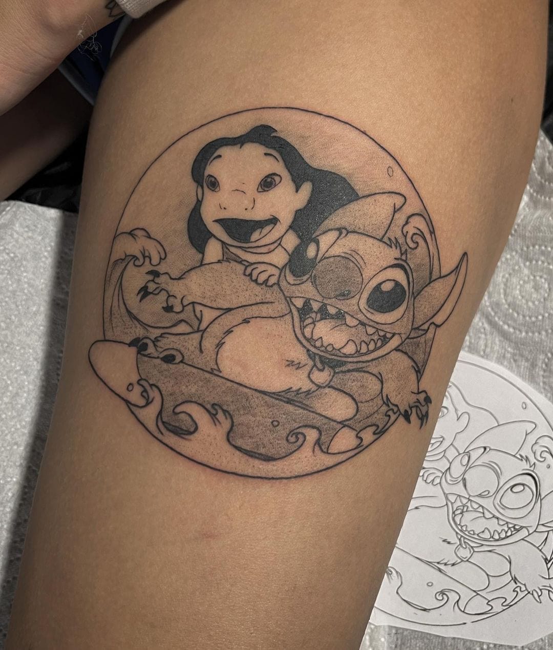 Stitch with friends tattoo by Vika Kiwi  Photo 30316