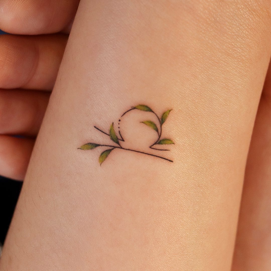 Minimalist Libra Constellation Semi-Permanent Tattoo - Set of 2 – Tatteco