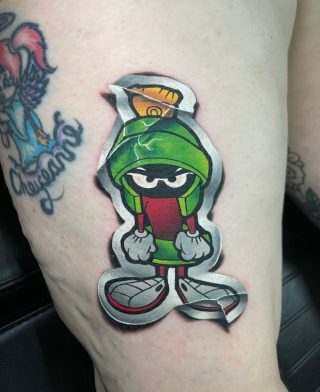 23 Marvin The Martian Tattoos For Another World • Body Artifact